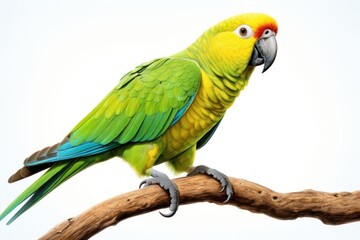 Fototapeta premium Parrot animal yellow bird.