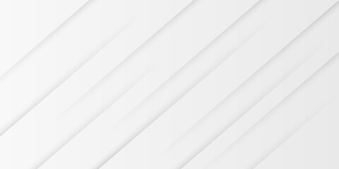 Obraz premium Minimal abstract white background with diagonal lines and soft gradient shadows. vector