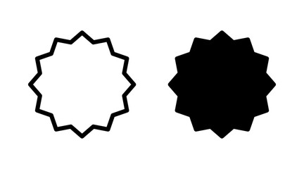 Badge icon set vector. Awards icon vector. Achieve sign and symbols. Stamp