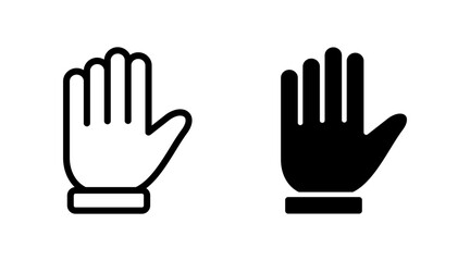 Obraz premium Hand icon set vector. hand sign and symbol. hand gesture