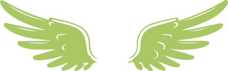 Simple Angel Wings Clipart