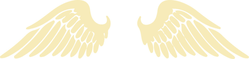 Simple Angel Wings Clipart