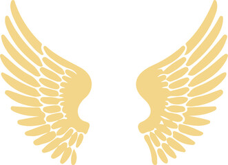 Simple Angel Wings Clipart