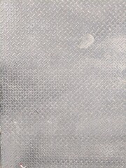 Grey Industrial Metal Diamond Plate Texture