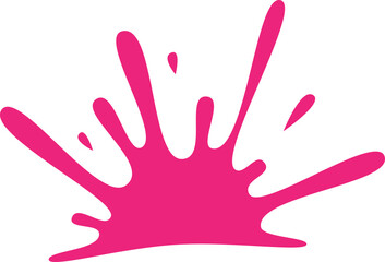 Obraz premium Vector illustration of ink splash like watercolor brush