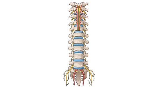 Human Spine Anatomy Model 1.