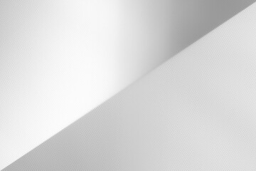 Abstract white paper surface featuring sharp diagonal split for minimalist architectural background