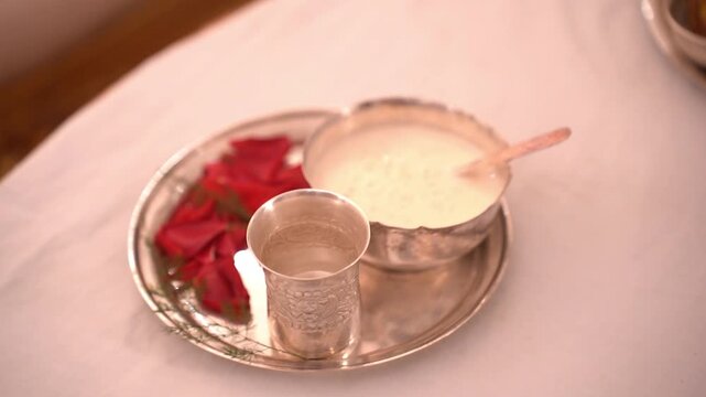 Payesh is the quintessential Bengali dessert, often referred to as 'the food of the gods'. During the Annaprashan festival