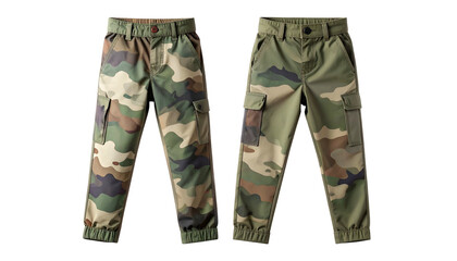 Pair of Camouflage Trousers for Military Use.