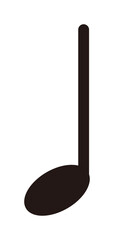 四分音符の音楽アイコン