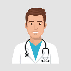 Fototapeta premium Smiling Male Doctor Portrait.