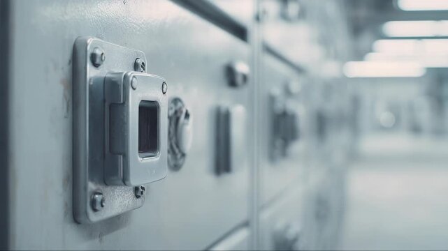 Industrial electrical control panel representing facility maintenance and safety