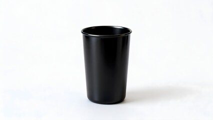 BlackCupOnWhiteBackground