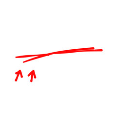 Important Red Underline Marks Highlight