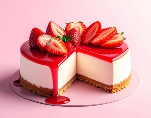 cheese cake strawberry