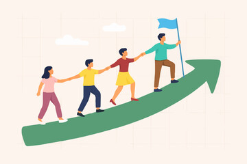 Teamwork and Success Concept