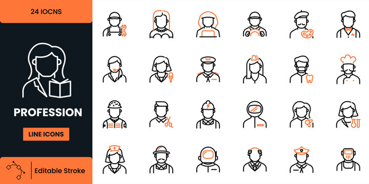 Profession Line Icon.eps