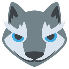 Obraz premium Wolf head Vector illustration