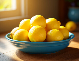 lemons in a bowl