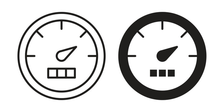 Speedometer icons for web developers and designers,