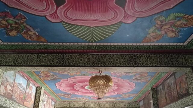 A view inside the Van Vihar Ashram in Puri, Odisha, India