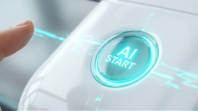 Activating Futuristic AI Interface with Finger Touch