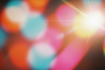 colorful bokeh background