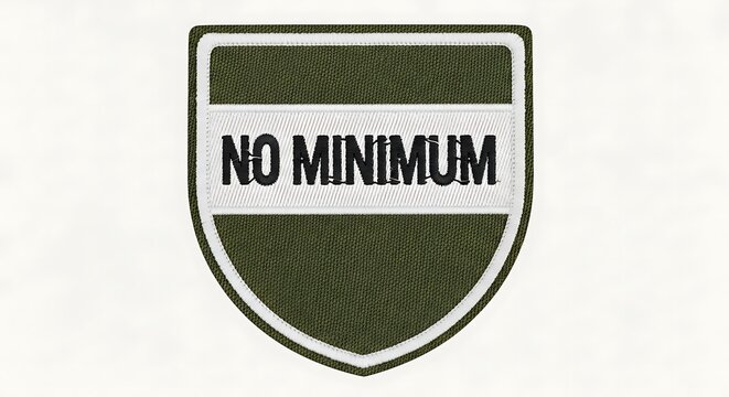 This is a shield with no minimum written on it, indicating a lack of lower limit or threshold