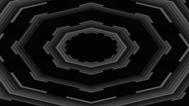 Abstract geometric shapes in black and white, modern design, visual art, pattern.