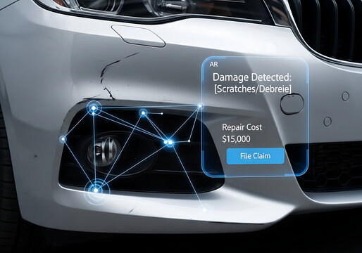 AI Automotive Diagnostics: Augmented Reality Scanning Car Bumper Damage for Repair Estimation and Insurance Claim processing in Modern Auto Service Center