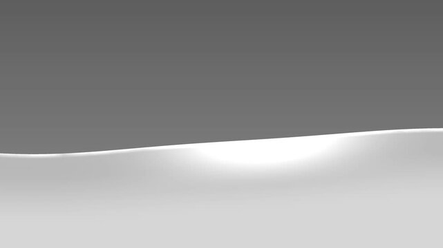 Abstract gray background with a curved white line, simple and elegant.