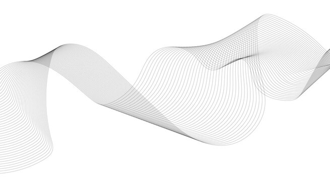 Seamless pattern with waves Abstract white paper wave background. abstract gradient and white wave curve lines banner background design.