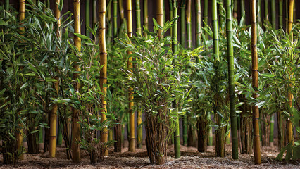 Obraz premium bamboo forest background