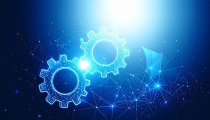 Neon gears interlock, networks pulse alive&hellip;