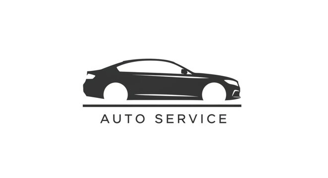 Car Auto Service Logo Design.