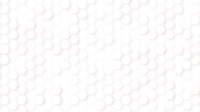 Hexagon white background. Geometric grid. Honeycomb texture. Black honeycomb on a white background. Seamless texture. Isometric geometry. 