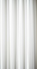Obraz premium Bright white fabric curtain texture background showing soft, cascading vertical folds and natural light illumination, pure, bright, backdrop