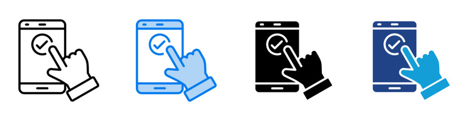 Fototapeta premium Usability icon set multiple style collection