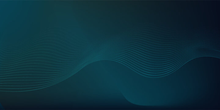This modern graphic background uses thin wavy lines, creating depth and fluidity.