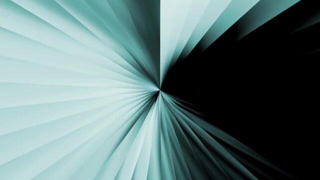Teal Radial Light Rays Speed Tunnel Motion Background Futuristic Warp Zoom Burst Abstract Energy Loop Animation