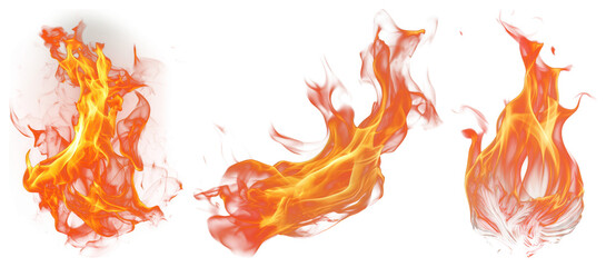 PNG Vibrant flames on transparent background on transparent background