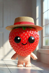 3d render of a small house