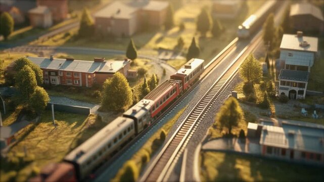 Miniature Railway Diorama