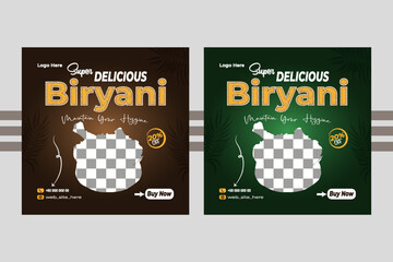 Food Present Social Media Post Design