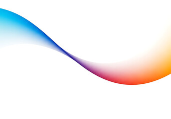 Minimalist Abstract Blue Orange Gradient Shape with Subtle Grain on Clean Background for Elegant Design