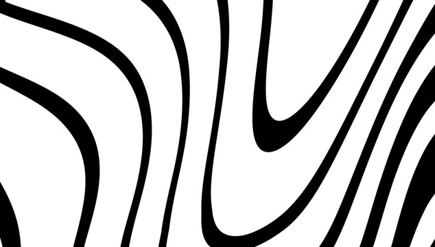 Zebra stripes pattern abstract design seamless vector cutout isolated on transparent background