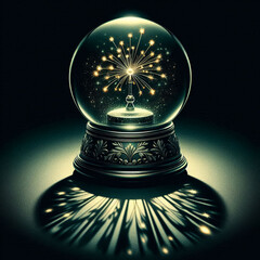 Green Fireworks over Borrowed Freedom