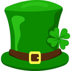 St Patricks Day Hat Illustration