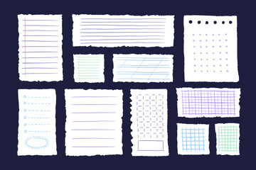 Pencil line, textured grid School blank, art paper