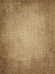 Fototapeta premium Burlap Texture Background with Natural Woven Jute Fibers in Rustic Neutral Tones